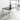 Table à manger BAROQUE 4 à 6 couverts pieds chrome plateau en verre 150x90 cm #couleur_noir
