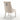 Lot de 2 chaises LION mattelassée et cloûtée chrome velours #couleur_beige