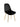 Lot de 6 chaises  SCANDINAVE en velours pieds Gold #couleur_noir